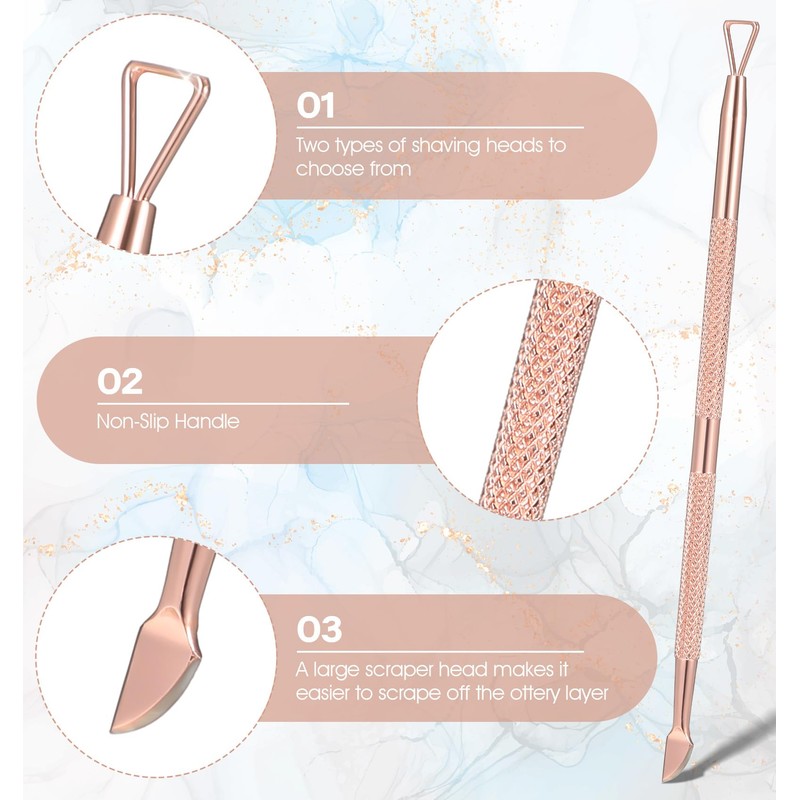 Scratch Off Tool, 3Pack Lottery Scratcher Tool, Heavy Duty Metal