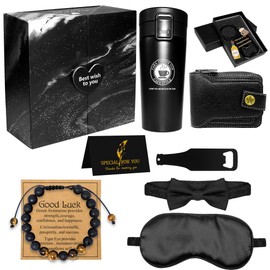 Birthday Gifts for Men Who Has Everything, 8 Pack Premium Birthday Gifts Box for Dad Boyfriend Husband Brother Son Coworker Friends, Surprise Sets for Father's Day, Valentine's Day, Christmas Day