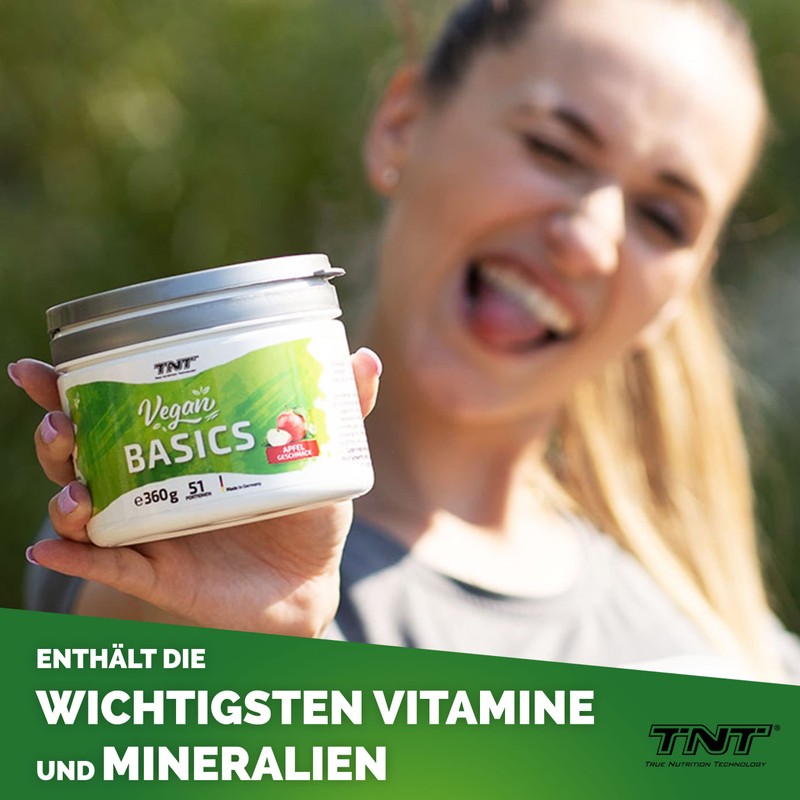 TNT Vegan Basics Powder (360 g) • Multivitamin Complex High