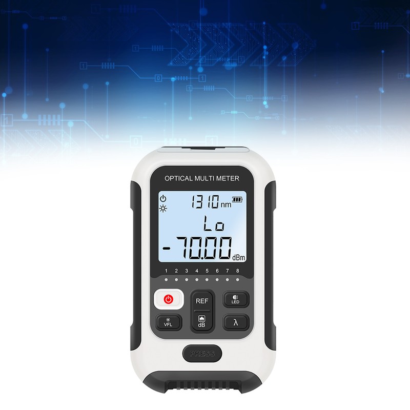 Handheld Optical Multimeter High Accuracy Rechargeable Optical Power Meter Fiber