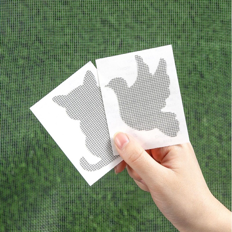 Screen Repair Sheet, 20 Pieces, Cat Shape, Bird Shape, Cute,