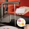 LIFKOME 3sets Fruit Shape Dish Sponge Kitchen Cleaning Sponges Scrub