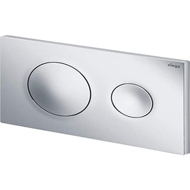 Visign for Style 20 773793 Toilet Flush Plate Alpine Plastic White