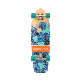 Goldcoast Skateboards Cruiser Complete Skateboard (Swell, 27")