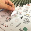 Levigo Wedding Scrapbook Stickers 5 Sheets Wedding Scrapbooking Supplies (PZ002)