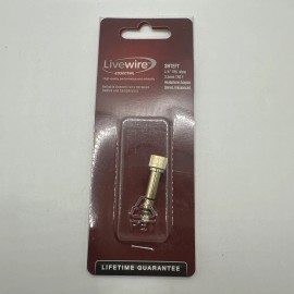 Livewire Threaded Headphone Adapter 3.5 mm TRS Female to 1/4" TRS Male New
