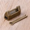 caralin Chinese Old Style Lock Vintage Brass Padlock Wedding Jewelry