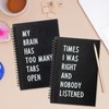 GioXtra Funny Office Notebook - 4Pcs Humorous Work Quote A5
