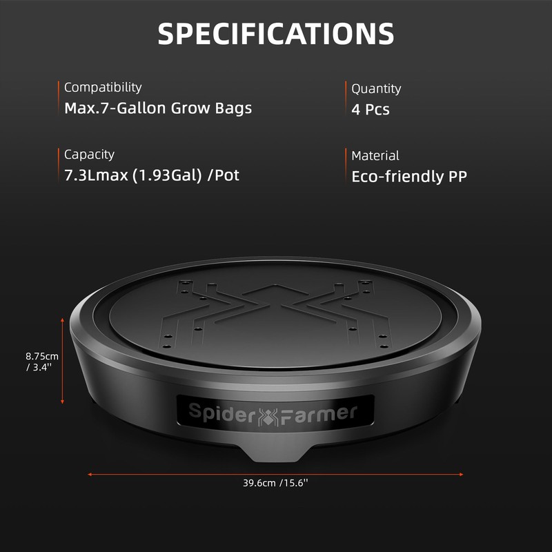 Spider Farmer 2025 Newest Gravity-Fed Self-Watering System No Power Needed,