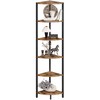 6 Tier Corner Shelf 63.1" Tall Corner Shelves stand Ladder
