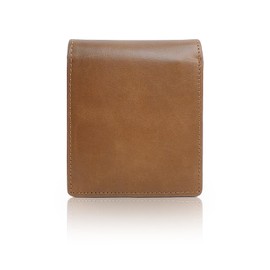Finplus 0520695 Bifold Wallet, Lee Cross, Wax Cord, Cowhide Leather, Money Storage, Coin Storage, Card Storage, Braun
