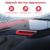 PDKLIN for Challenger Hood Scoop Vent Cover Trim Bezel Red