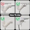 Pressure Washer Sewer Jetter Nozzle - Stainless Steel Drain Cleaning