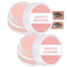 2Pcs-Under Eye Brightener & Concealer - Instant Anti-Aging Eraser - Colour-Correcting Primer for Dark Circles & Blemishes (Pink)