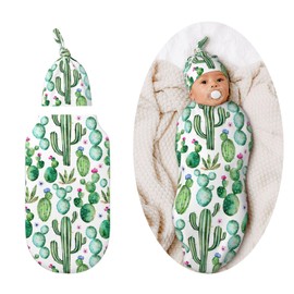 Cactus Swaddle Blankets Newborn Receiving Blanket Baby Swaddle Wrap Soft Sleeping Sack for Baby Girls Boys