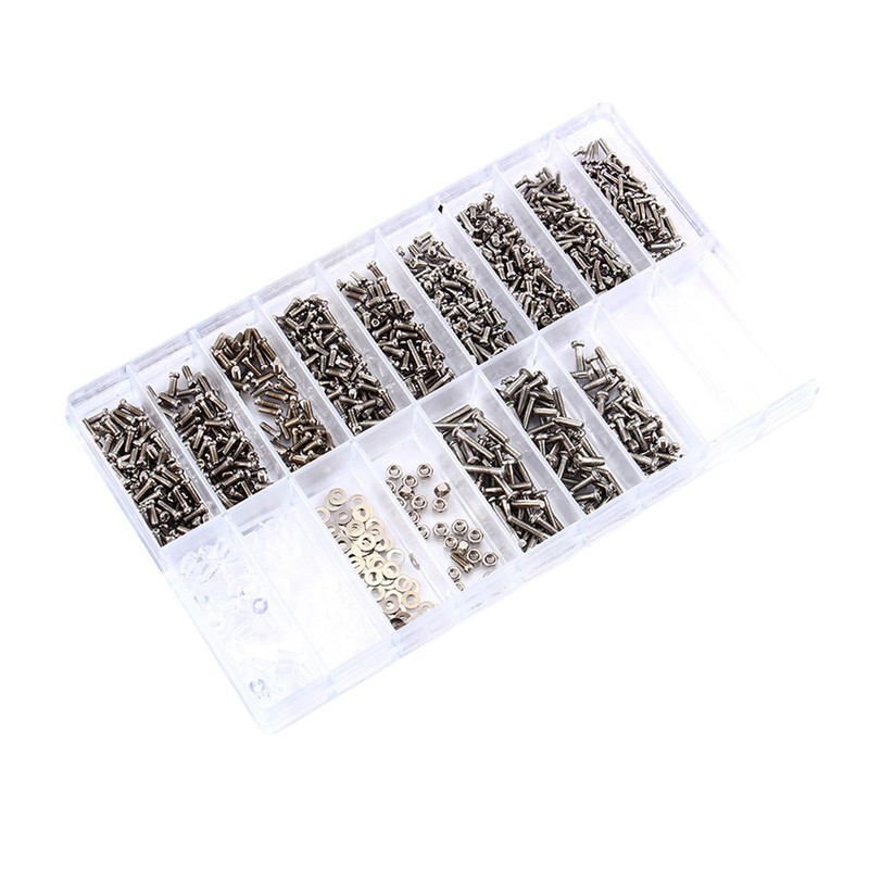 Small Screw Kit, Micro Screws Stainless Steel Small Tiny Screws