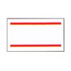 Hand Label for PB – 1 (1000) Sheet, 10 Pairs) Solid Red Two Lines