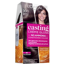 L'Oreal Casting Creme Gloss Semi-Permanent Hair Colour 300 Darkest Brown