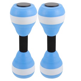 BESPORTBLE Adjustable Dumbbells Water Weights for Pool Exercise: EVA Water Dumbbells Water Fitness Barbells Hand Bar Exercises for Swimming Set of 2, Blue Kids Swimming Pool