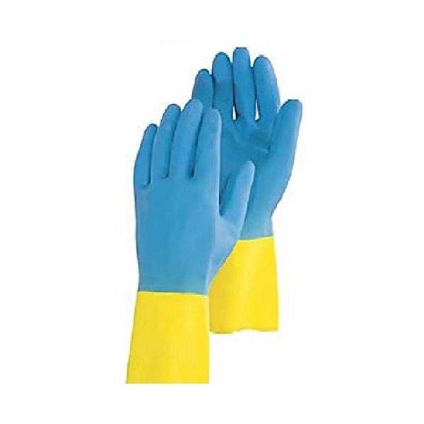 5 Pair of Majestic Medium Neoprene Over Latex Chemical Resistant