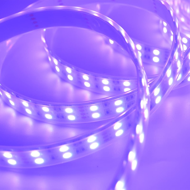 Super Bright 12V Double Row 600LED LED Strip Light, IP67