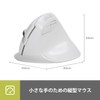 DELUX Ergonomic Mouse Wireless Silent Small Vertical Mouse 4000DPI 2.4G/Bluetooth