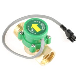 Water Flow Switch, AC 220V G3/4"-3/4" Thread Water Pump Flow Sensor Electronic Pressure Automatic Control Switch