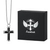 LeapoFaith Ashes Urn Cross for Car Rear View Mirror Decor