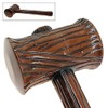 SwordsAxe Foam Prop Wood Texture Mallet Dwarf Cosplay Hammer Orc