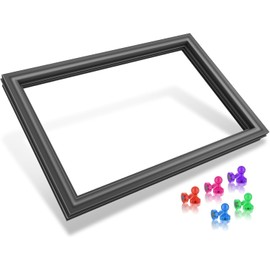 UPGRADED W10436253 WPW10436253 Refrigerator Door Gasket Compatible with Whirlpool Maytag Kitchenaid Fridge Freezer Door Gasket Replacement W10164044 Black Kenmore Refrigerator Door Gasket Freezer Seal