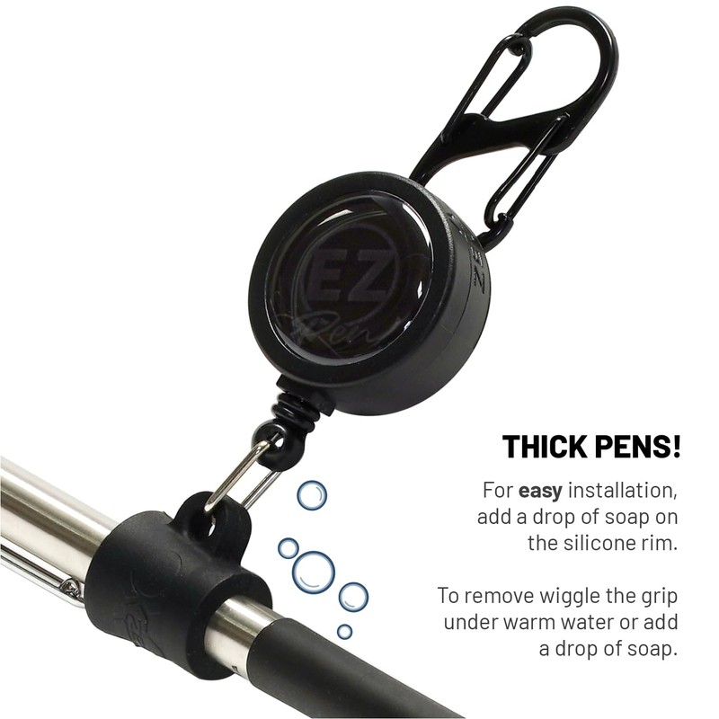 Better Labz EZ PEN Retractable Pen Reel for Nurses, Teachers,