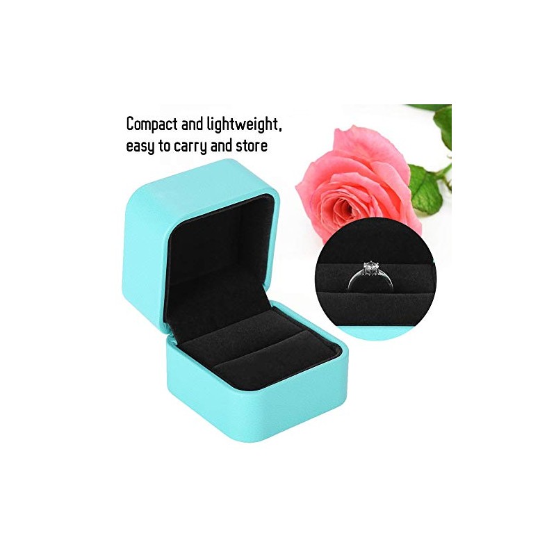 Caja de anillo LED, Estuche Anillo Caja de joyería caja