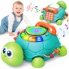 MAVEKID Multi-functional High Crawling Turtle Baby Toy, Educational Toy, 1