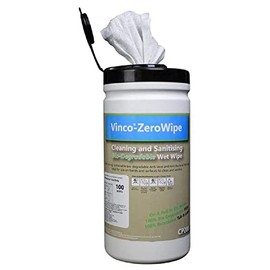 VINCO-ZEROWIPE BIO-DEGRADABLE WET WIPES - 200X200MM - TUB OF 100