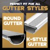 Waterlock Micromesh 5” Gutter Guards Leaf Protection, A Contractor-Grade Gutter