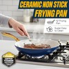 Gotham Steel 12 Pc Ceramic Cookware Set Nonstick, Ceramic Pots