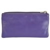 GOLUNSKI Soft Leather 3 Section Zipped Coin Purse 6 Colours