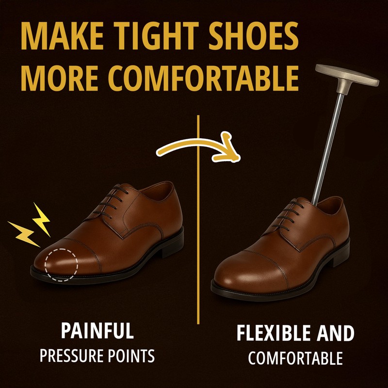 Leather Hero Heavy-Duty Metal Shoe Width Stretcher – Cast Aluminum