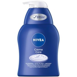 Nivea Creme Care Cream Soap (1 x 250 ml), Hand Soap with Nivea Cream Fragrance and Ingredients, Soap for Protection and Hygienically Clean Hands