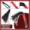 XUZOPIM Leather Whip Horse Whisk With Fringe Whip For Horse