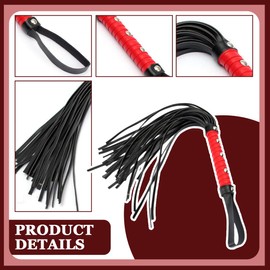 XUZOPIM Leather Whip Horse Whisk With Fringe Whip For Horse Jumping Race Horse Daily Training