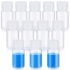 Snblzhef 12 Pcs Pill Bottle Sample-Bottles Wide Mouth Reagent Bottle