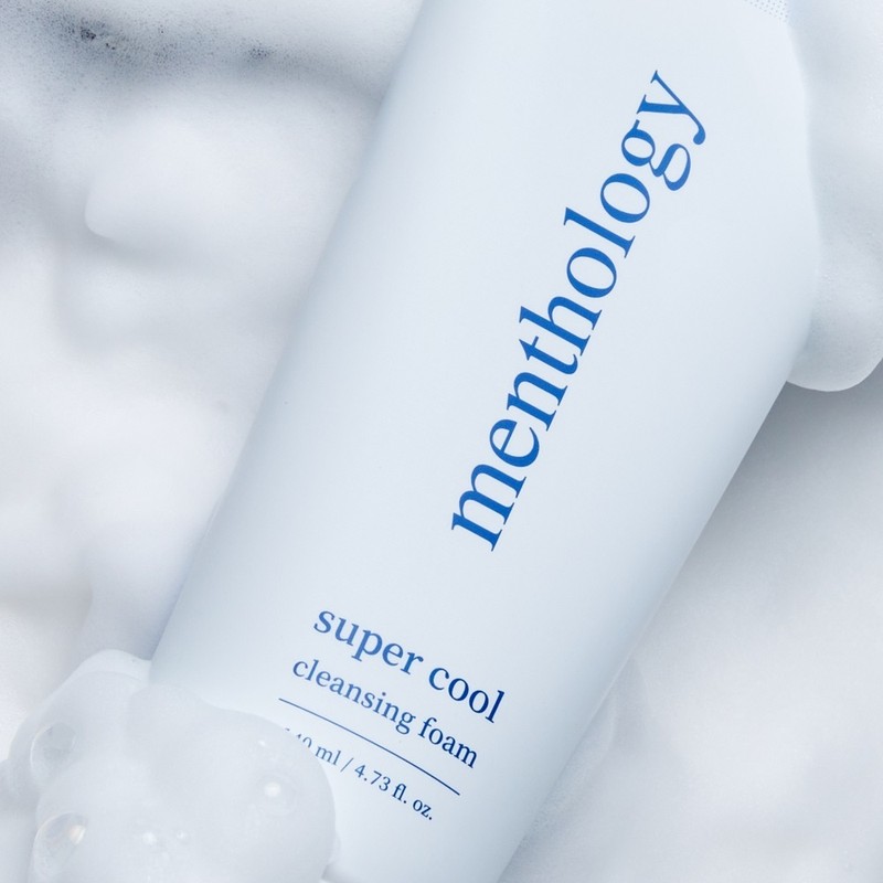 Menthology Super Cool Cleansing Foam 140ml - Menthology Super Cool