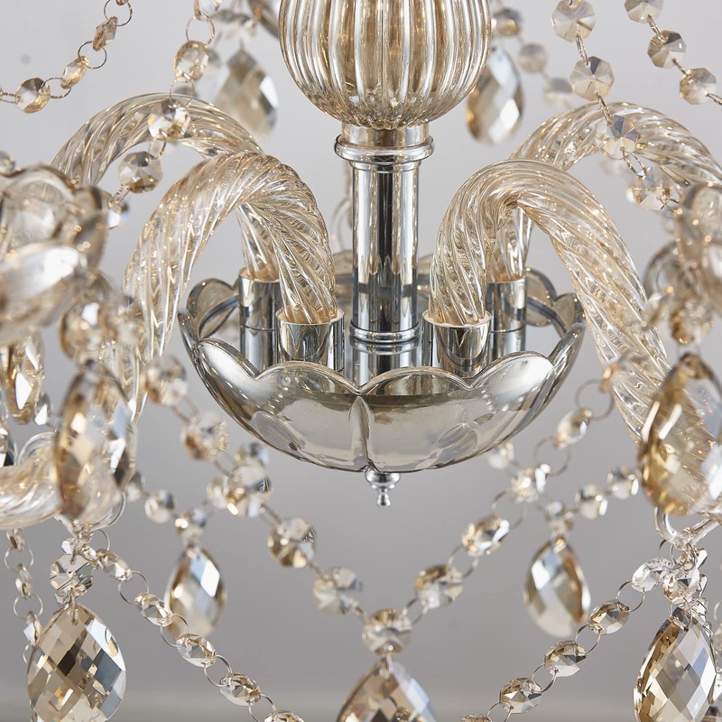 Saint Mossi 5 Light Modern K9 Crystal Chandelier for Dining