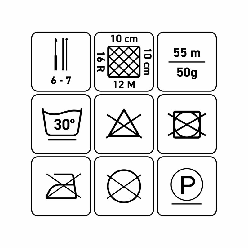 myboshi New Haven Scarf Knitting Set, Includes No.1 Wool, Circular