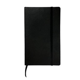 Cambridge Premium Small Softcover Notebook, 8.25 x 5 Inches, 96 Ruled Sheets, Black (590029-21)