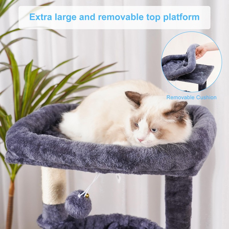 Hey-brother Cat Tree, Cat Tower for Indoor Cats, Cat House