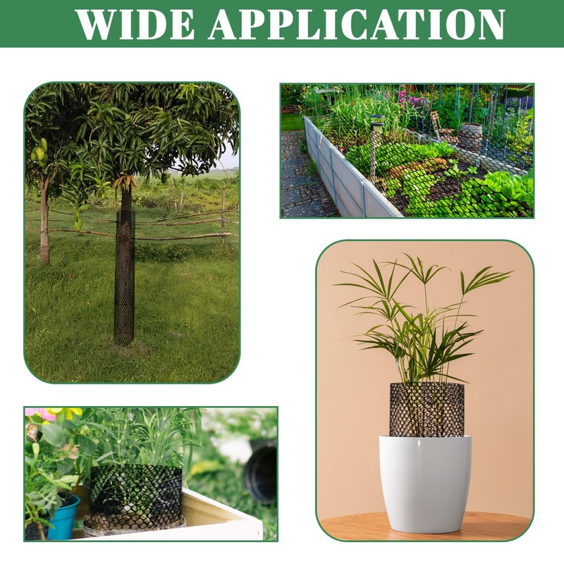 COZYDIG 20FT Mesh Tree Trunk Protector Guard,Tree Wraps to Protect