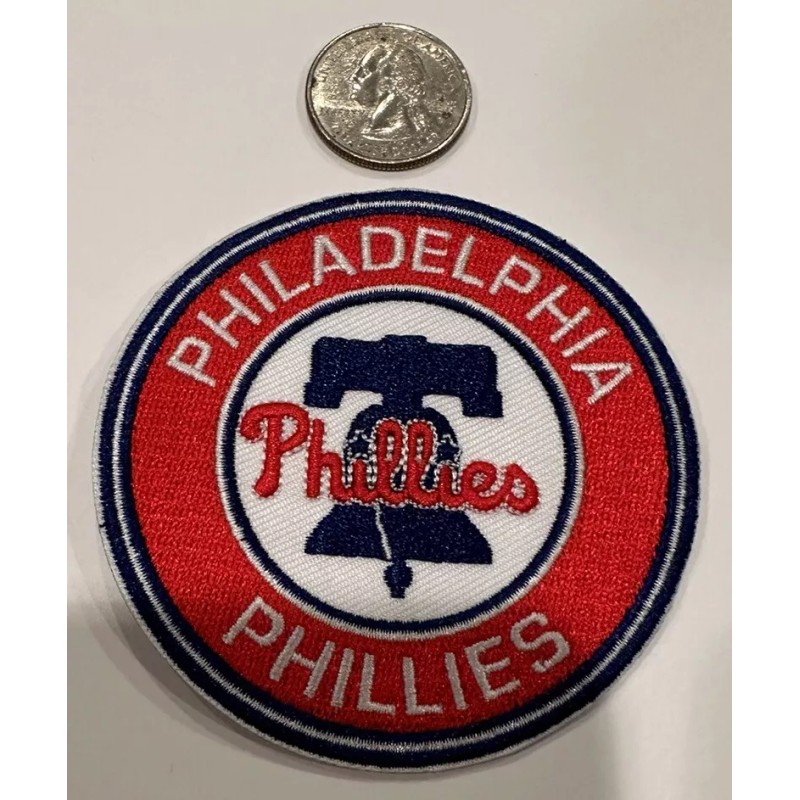 Unbranded PHILADELPHIA PHILLIES Vintage Style Embroidered Iron On Patch 3"x