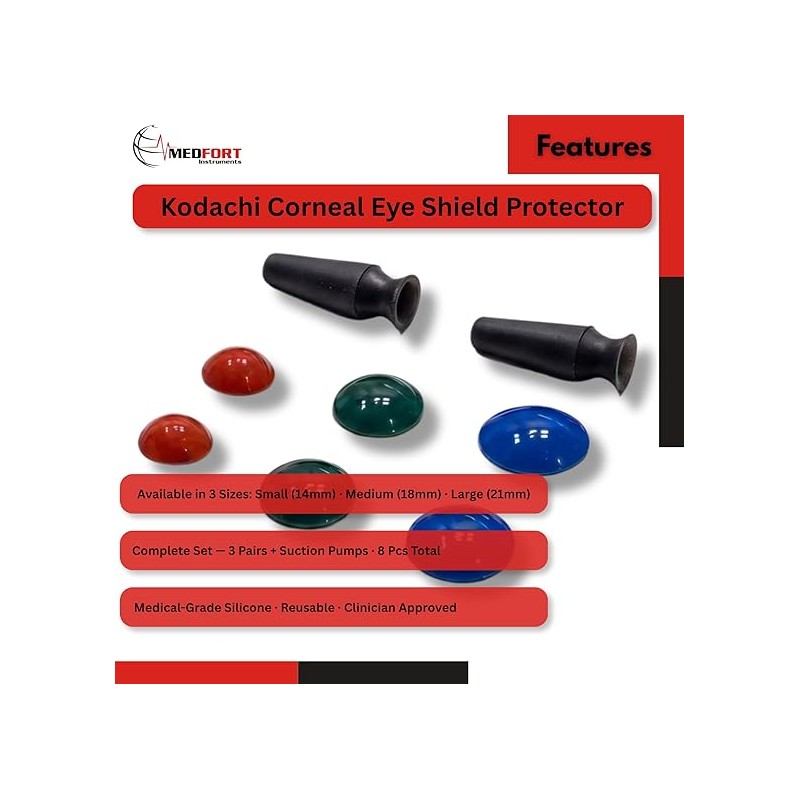 Corneal Shield Protector, Pack of 3 Pairs